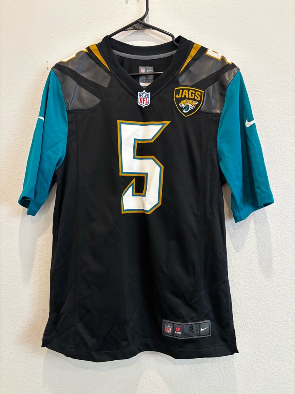 Nike Jacksonville Jaguars Blake Bortles Game Jersey in black Size Small